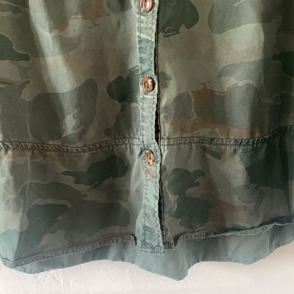 TRIBAL JEANS  Women Long Sleeve Button-Down  Camo Shirt Size Large - Picture 4 of 12